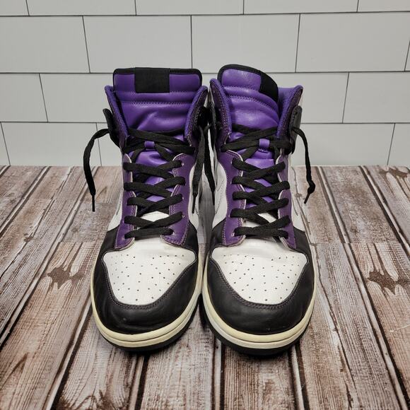 Nike Dunk High Premium Purple Black White Stars Men\'s Size 13 312786-011 main image 5